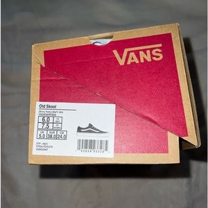 Vans (Shiny Party) Blk /Tr Wht old school NWOT